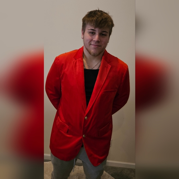 INC CONCEPTS RED VELVET SPORT GOLD xxl - Picture 3 of 8